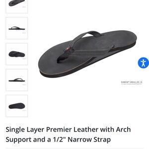Rainbow Women’s Black Sandals